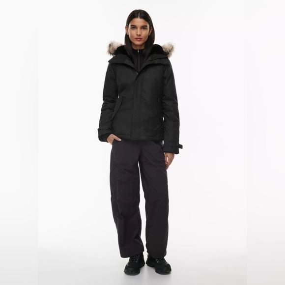 Aritzia TNA Black Summit Parka Short Size XS - Picture 3 of 3